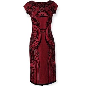 💥1 HOUR SALE💥Beautiful Worthington Maroon Red Dress; Size 8